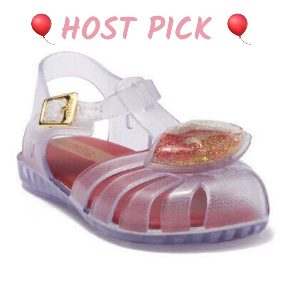 MINI MELISSA NIB Aranha Lip Sandals Size 5
